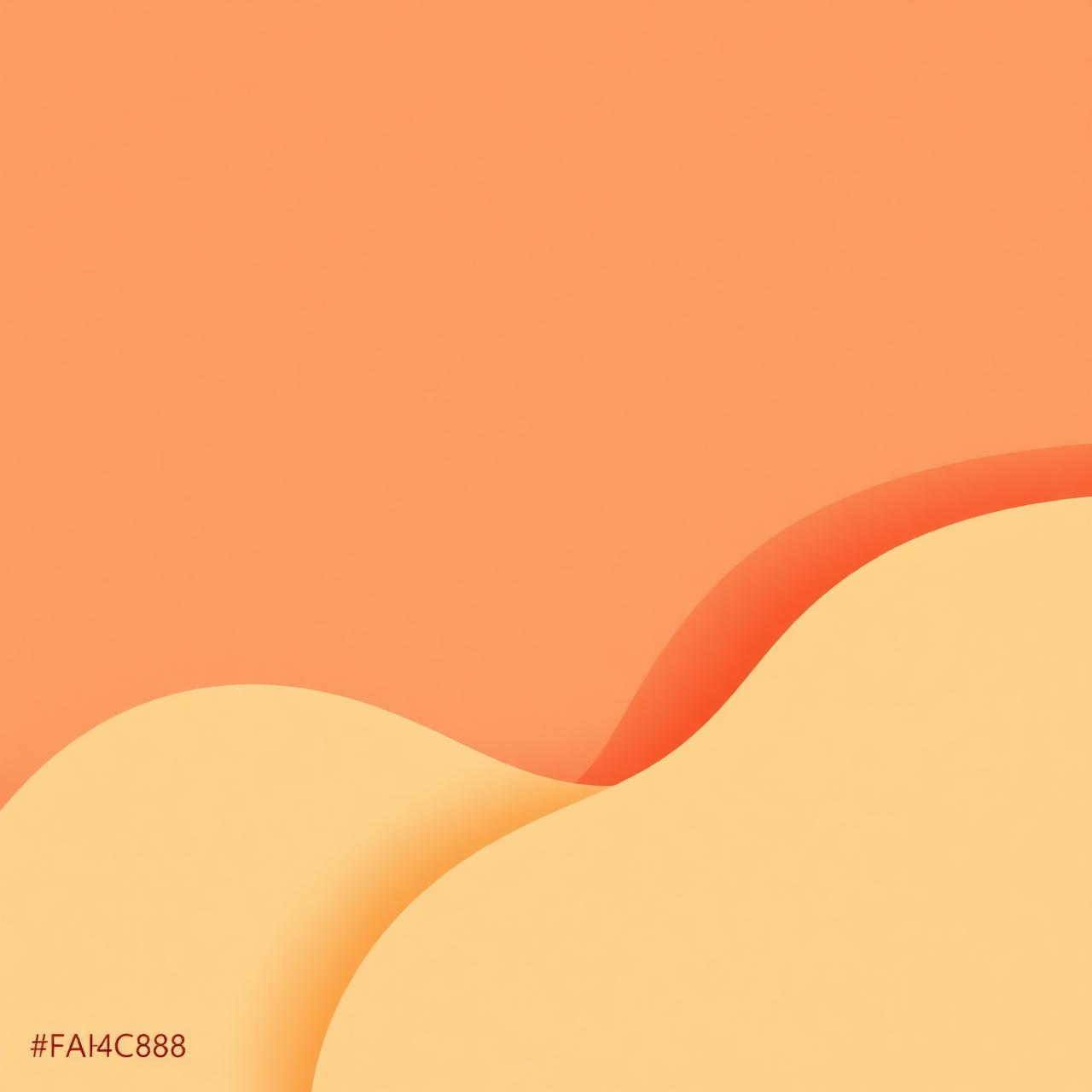 Warm abstract shapes representing creative momentum